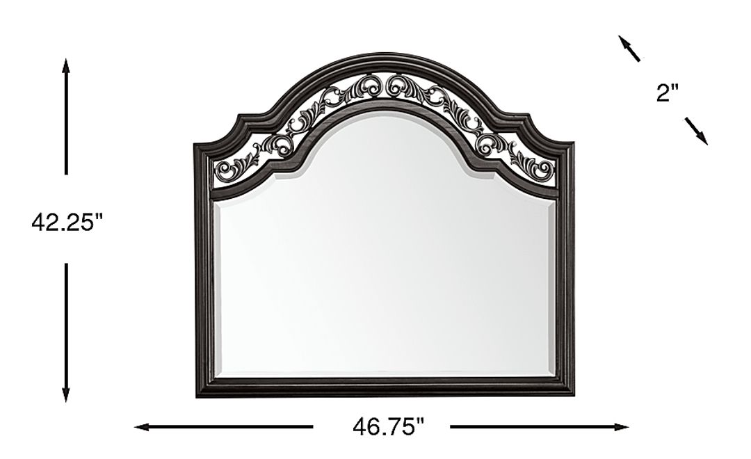 Gallagher Avenue Brown Mirror