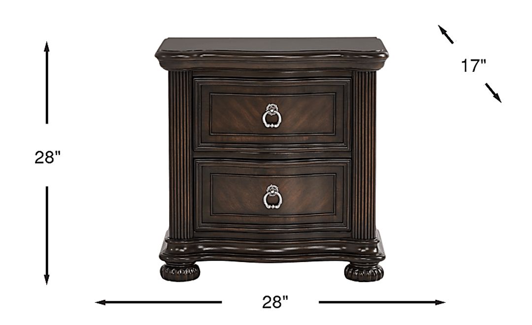 Gallagher Avenue Brown Nightstand