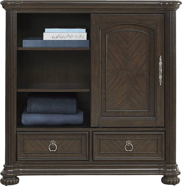 Gallagher Avenue Brown Sliding Door Chest - Thumbnail - Image 2