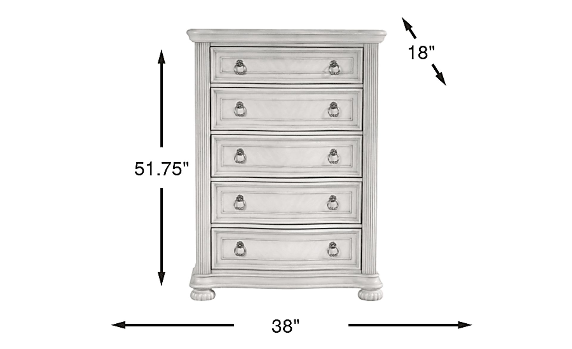 Dimension Image. Please refer to the Dimension Tab on this page for dimension details.