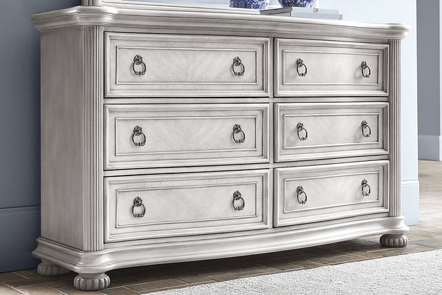 Gallagher Avenue White 5 Pc Queen Panel Bedroom - Thumbnail - Image 6