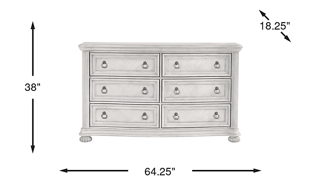 Gallagher Avenue White Dresser
