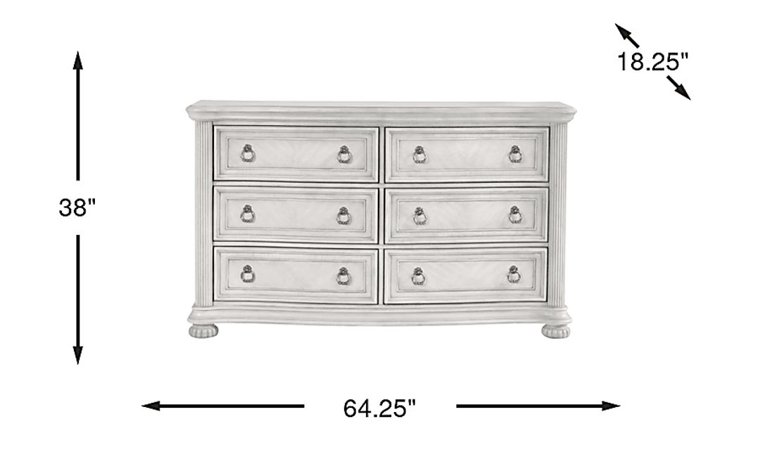 Gallagher Avenue White Dresser