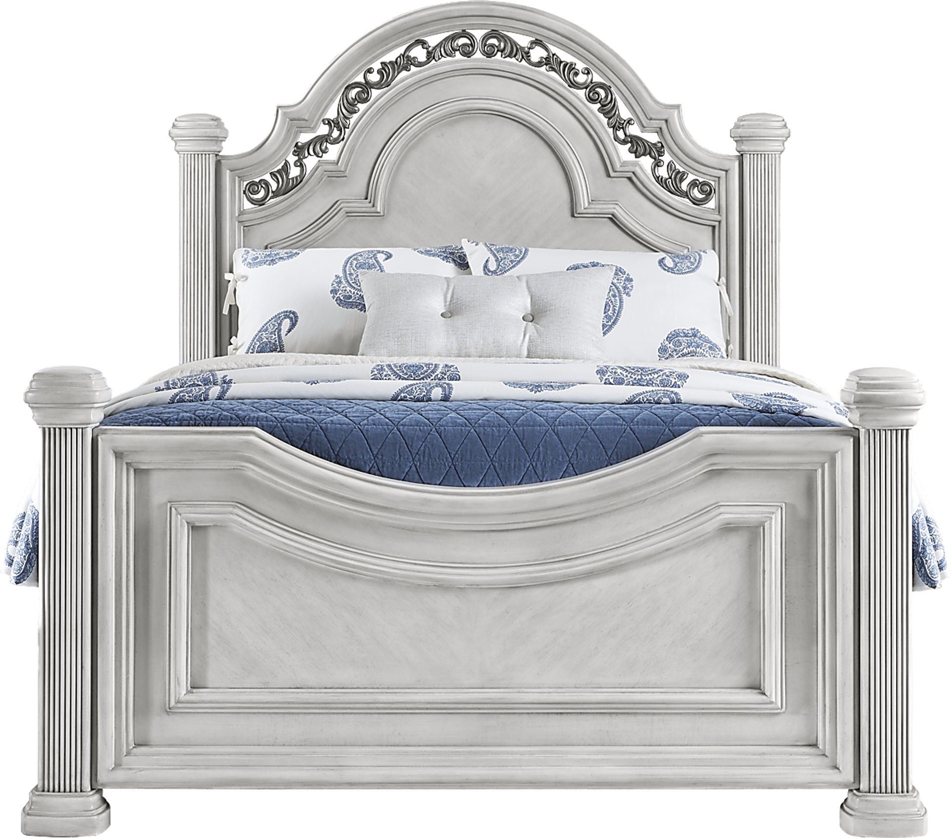 Gallagher Avenue White 7 Pc King Panel Bedroom - Image 2