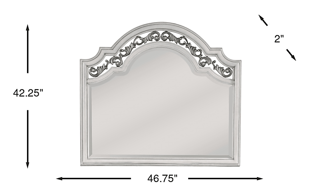 Gallagher Avenue White Mirror