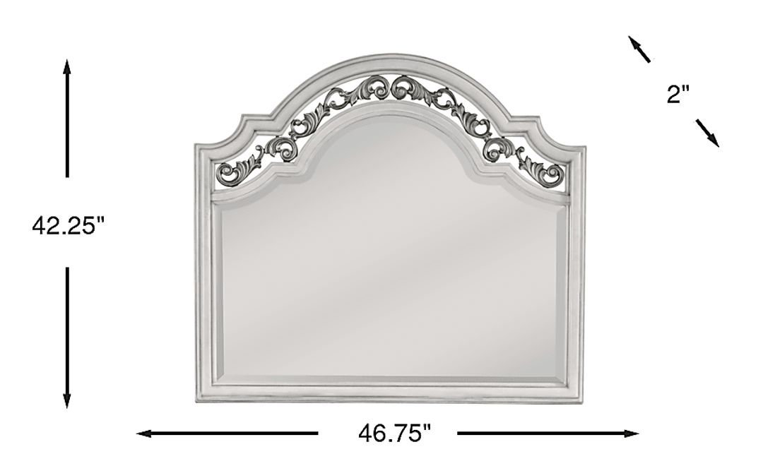 Gallagher Avenue White Mirror