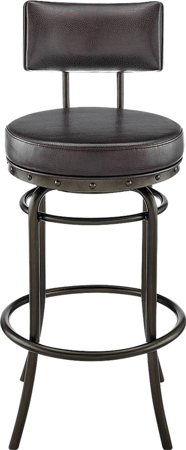 Gallaher Brown Swivel Counter Stool - Thumbnail - Image 3