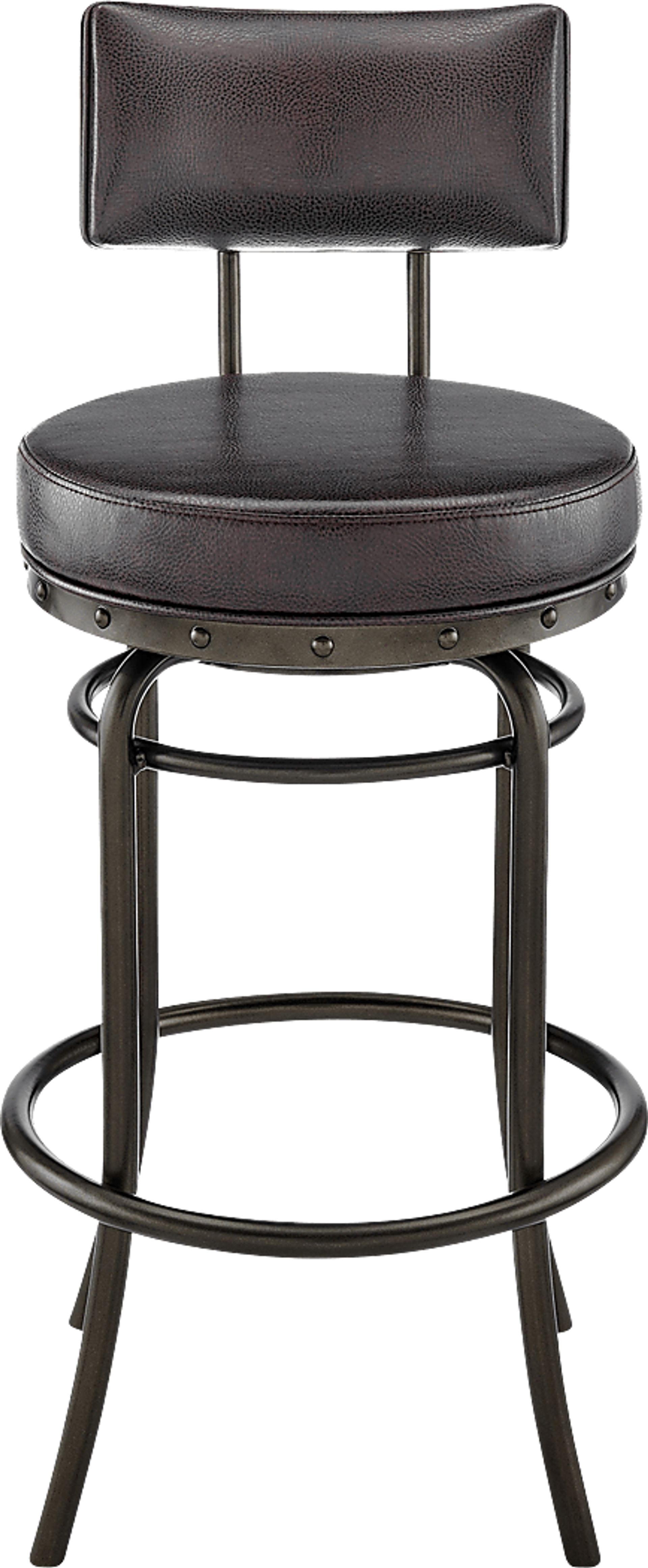 Gallaher Brown Swivel Counter Stool - Image 3
