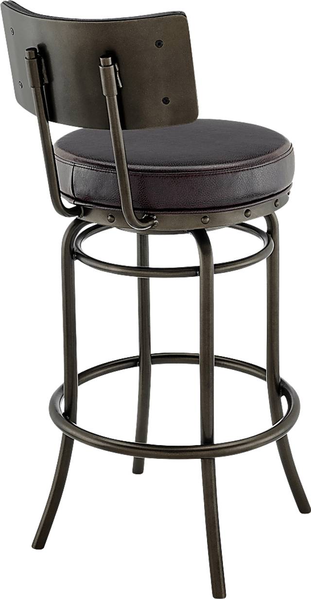Gallaher Brown Swivel Counter Stool - Thumbnail - Image 5