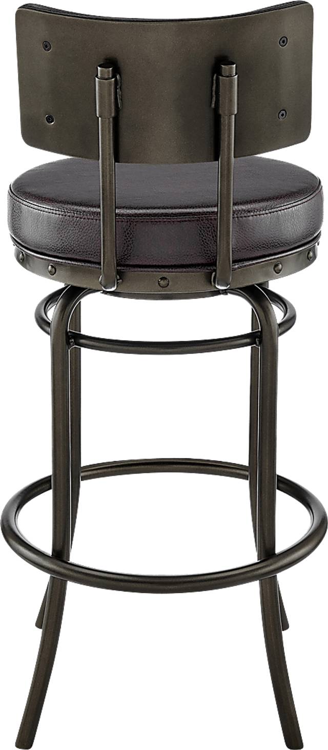 Gallaher Brown Swivel Counter Stool - Thumbnail - Image 6