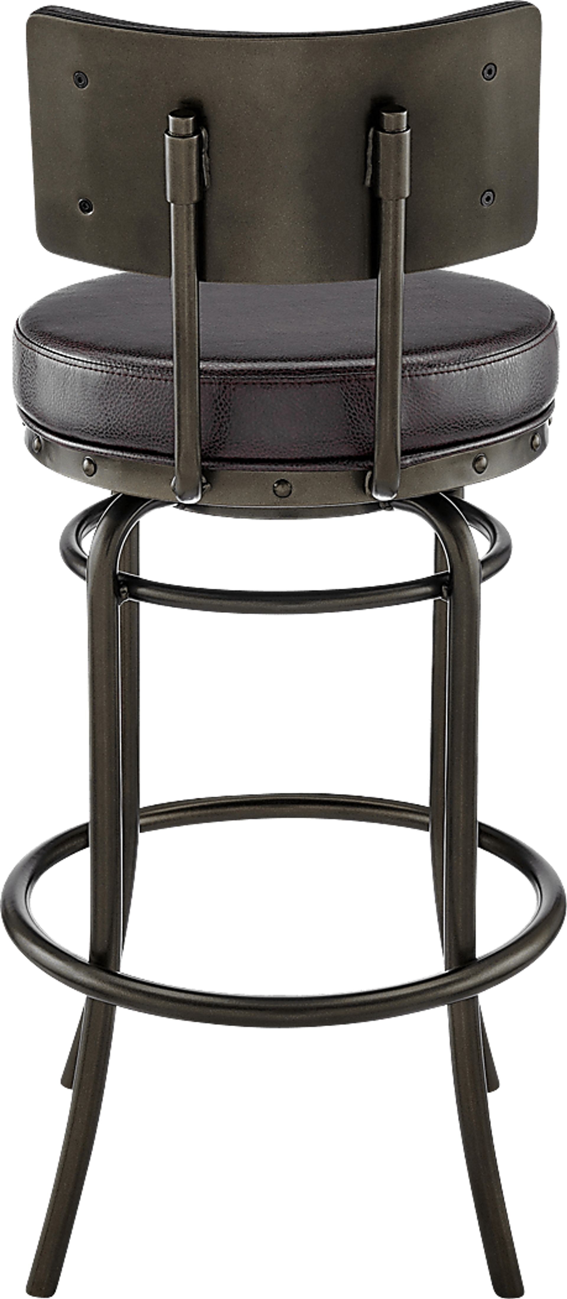 Gallaher Brown Swivel Counter Stool - Image 6
