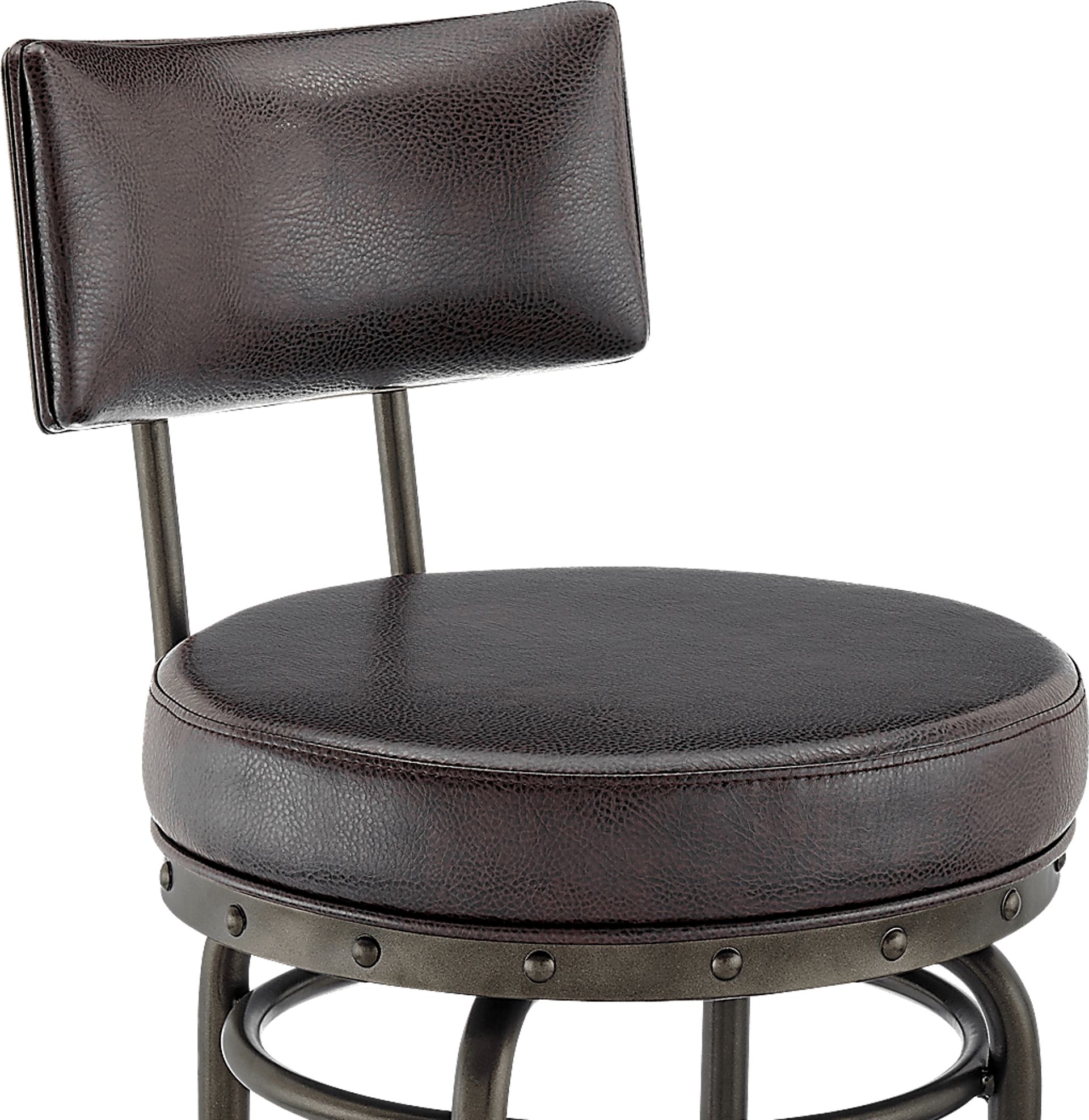Gallaher Brown Swivel Counter Stool - Image 7