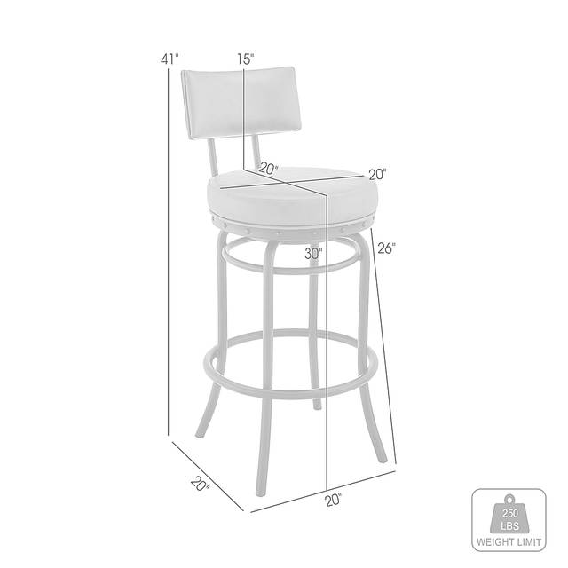Gallaher Brown Swivel Counter Stool - Thumbnail - Image 10