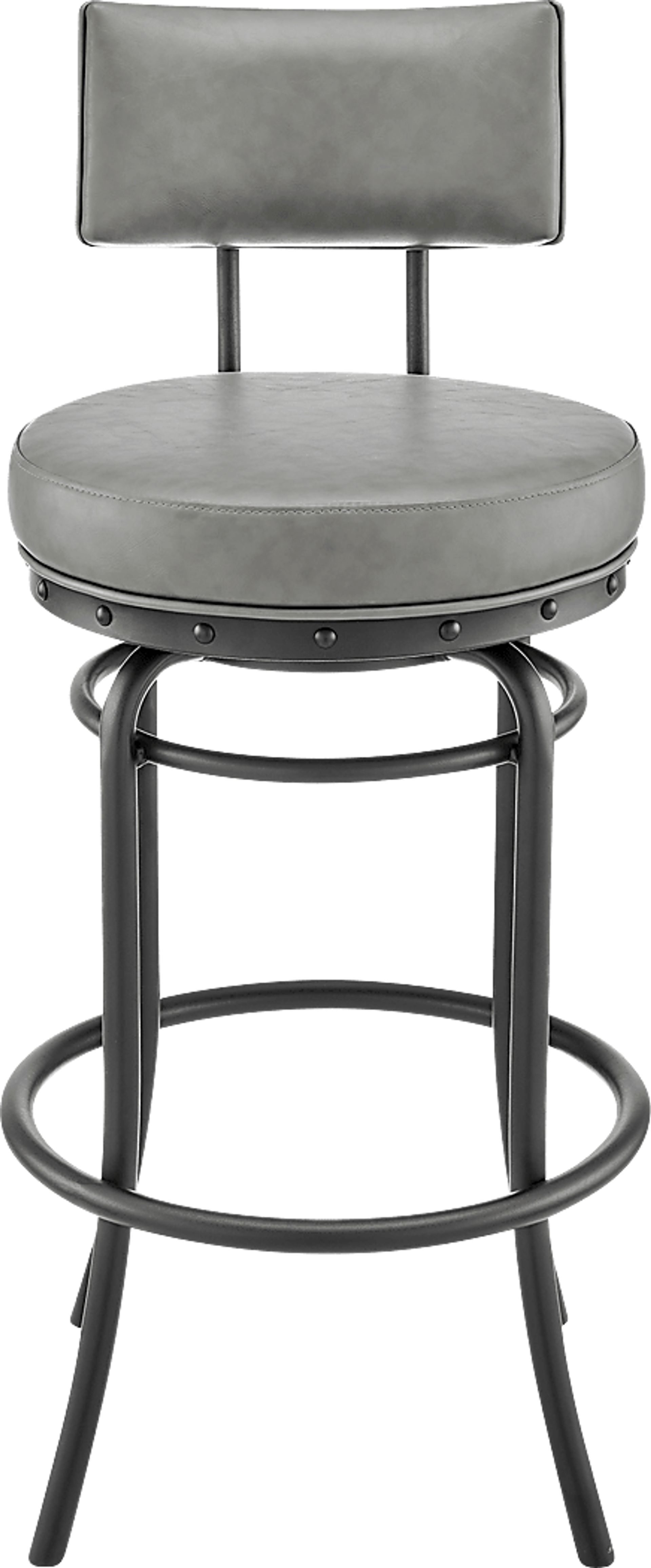 Gallaher Gray Swivel Counter Stool - Image 3