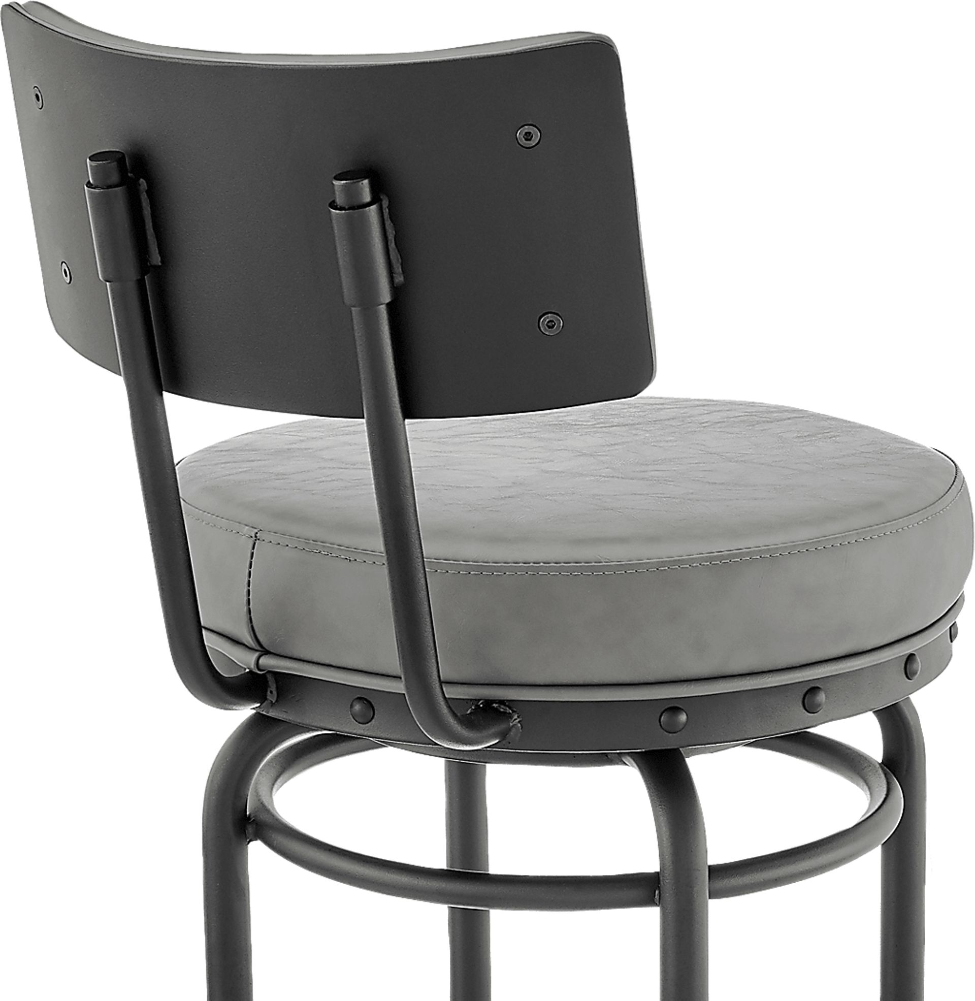 Gallaher Gray Swivel Counter Stool - Image 8