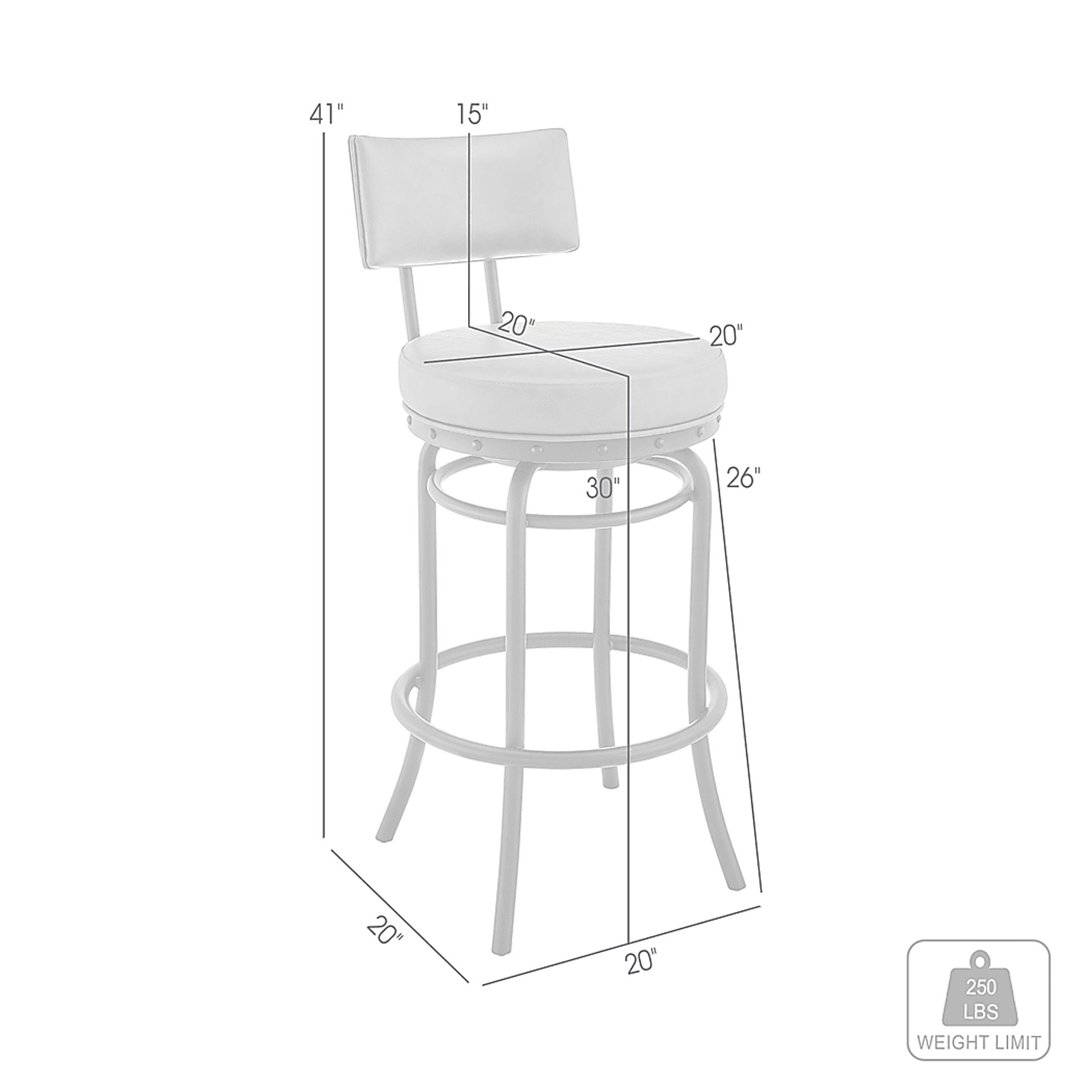 Gallaher Gray Swivel Counter Stool - Image 10