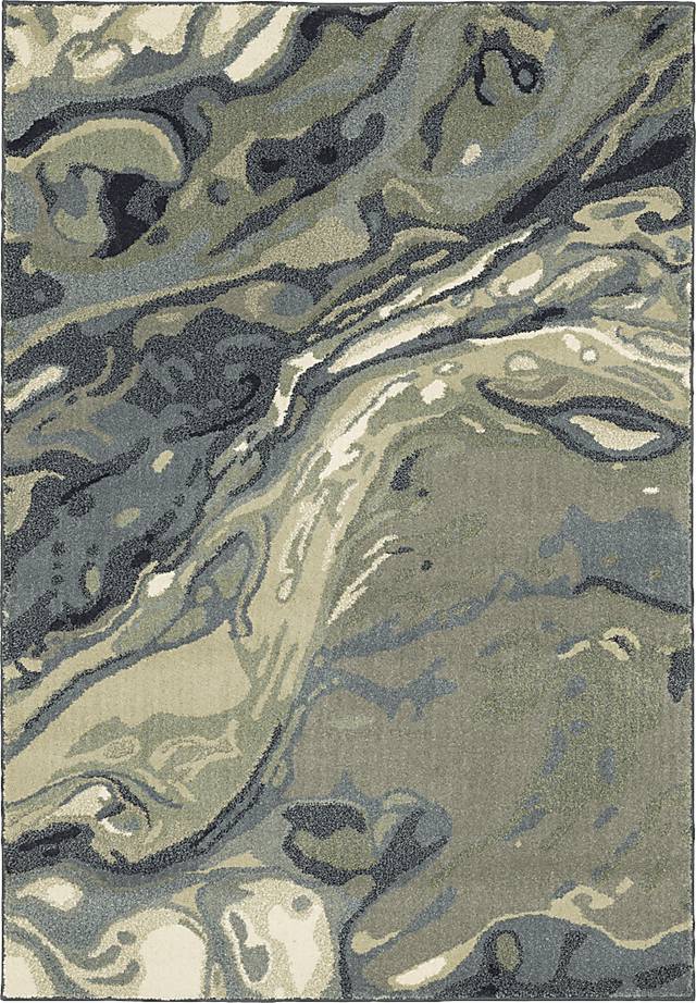 Gallannia Blue 5'3 x 7'6 Rug - Thumbnail - Image 1