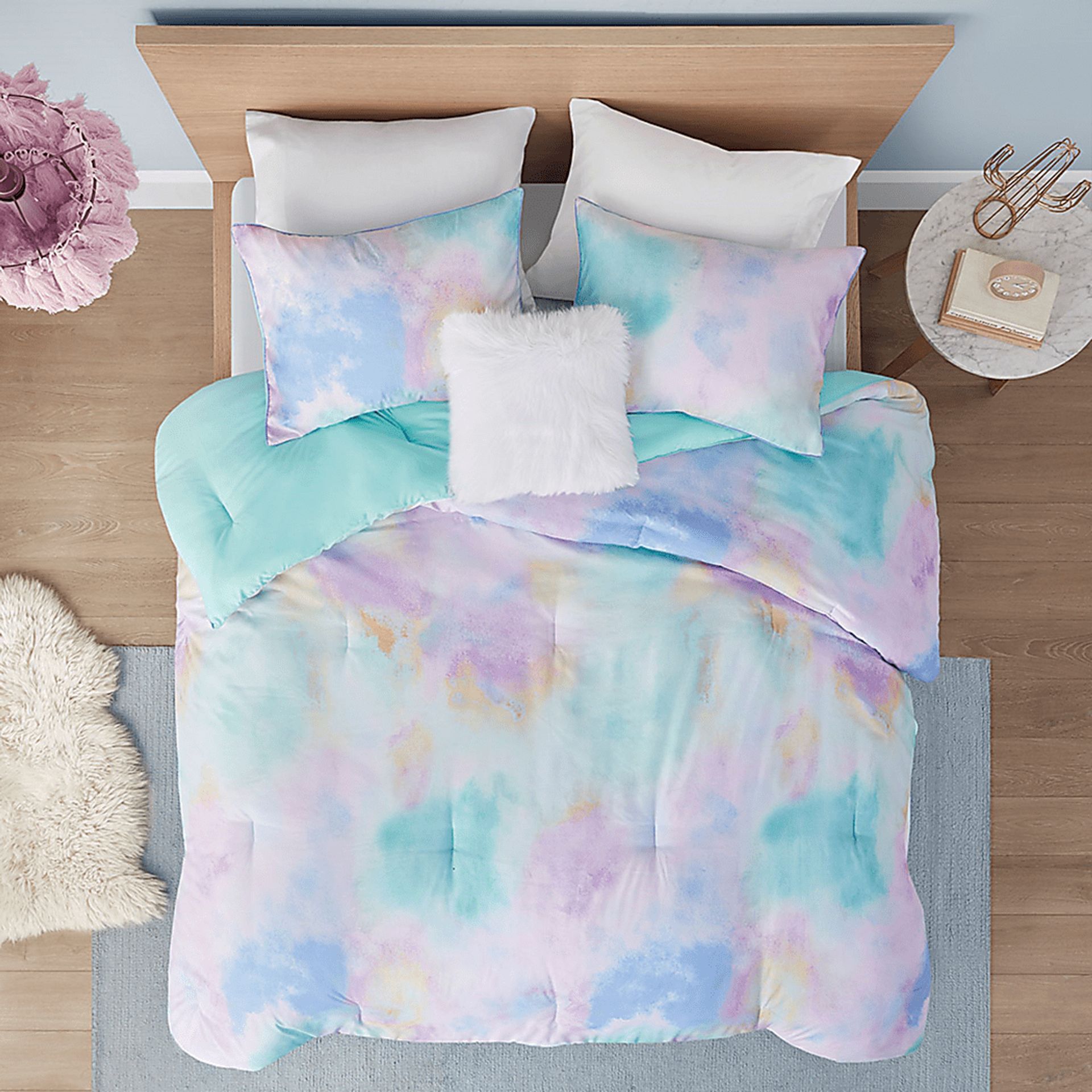 Gallatin Blue Twin/Twin XL Comforter Set - Image 12