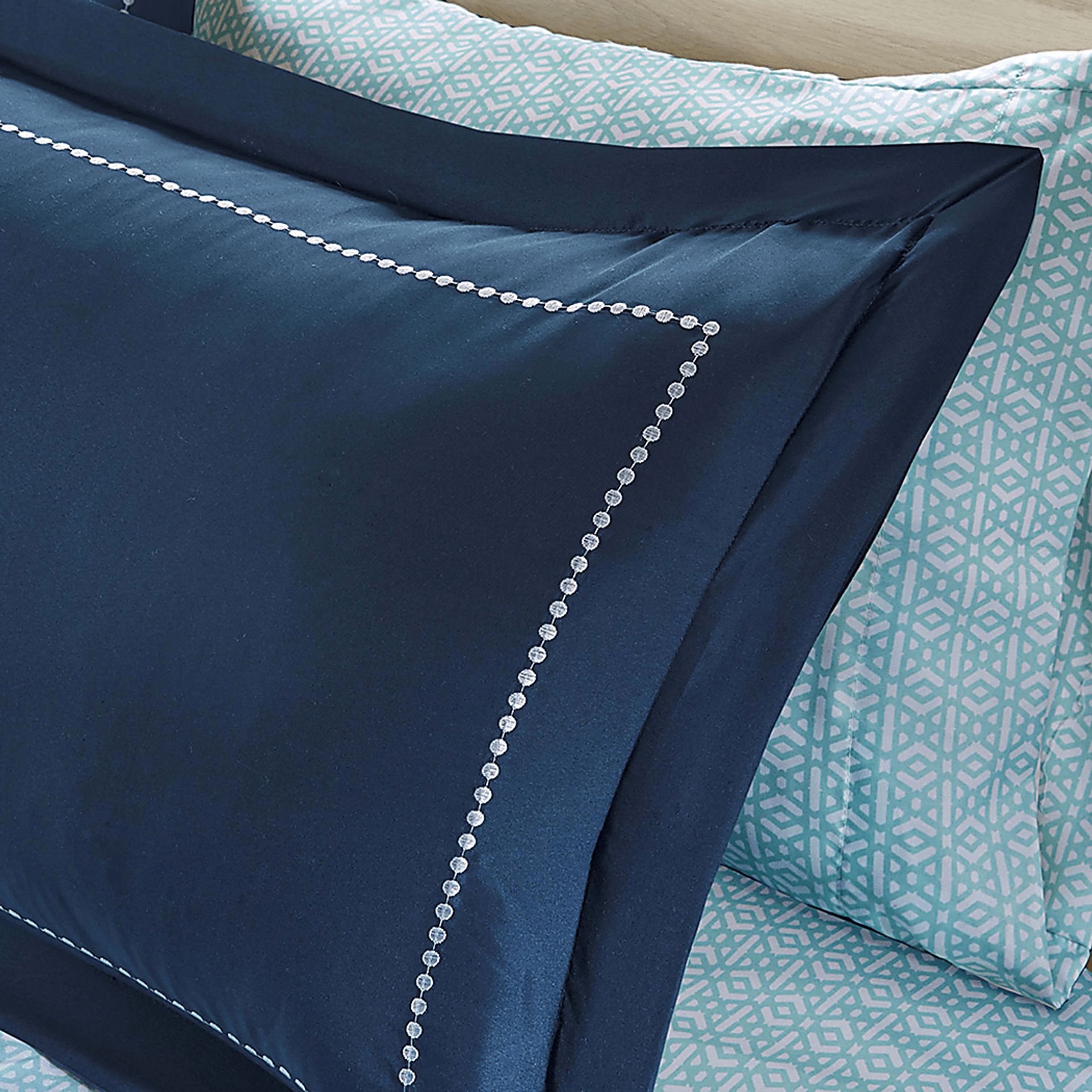 Kids Gallaudet Blue Twin Comforter Set - Image 15