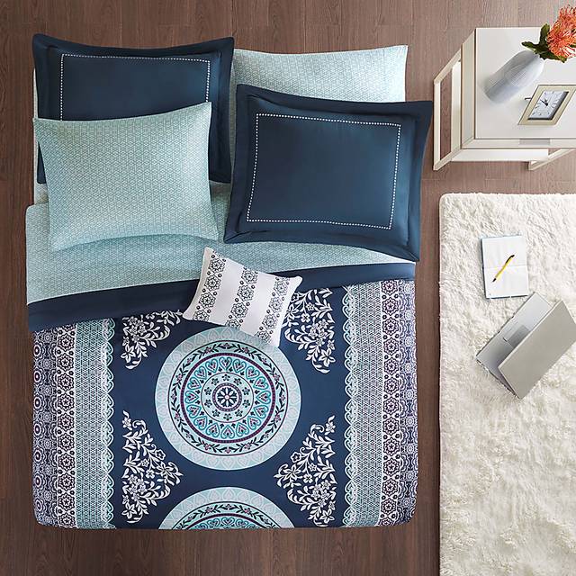 Kids Gallaudet Blue Twin Comforter Set - Thumbnail - Image 2