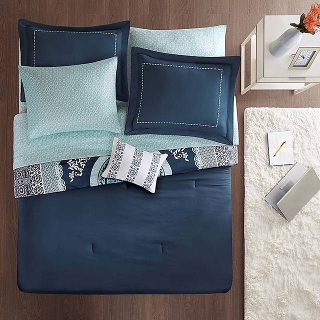 Kids Gallaudet Blue Twin Comforter Set - Thumbnail - Image 3