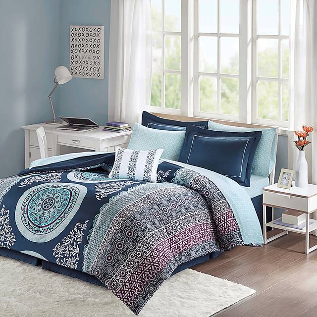 Kids Gallaudet Blue Twin Comforter Set - Thumbnail - Image 6
