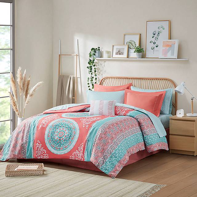 Gallaudet Red Twin XL Comforter Set - Thumbnail - Image 2