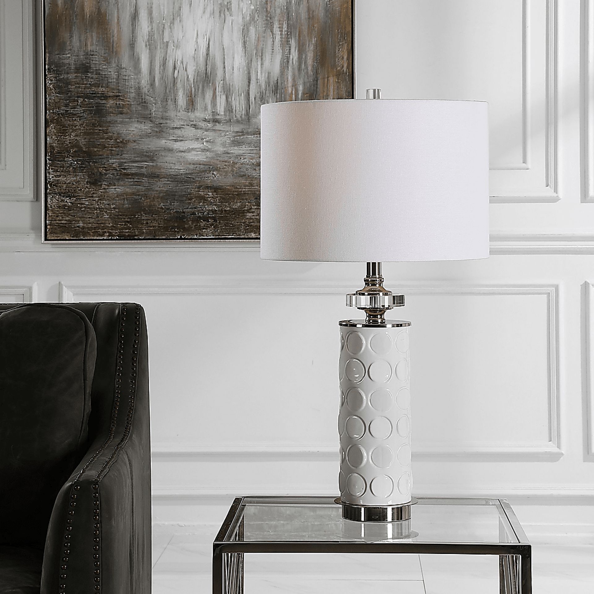 Galleria Way White Lamp - Image 4