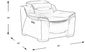 Gallia Way White Leather Dual Power Recliner - Rooms To Go