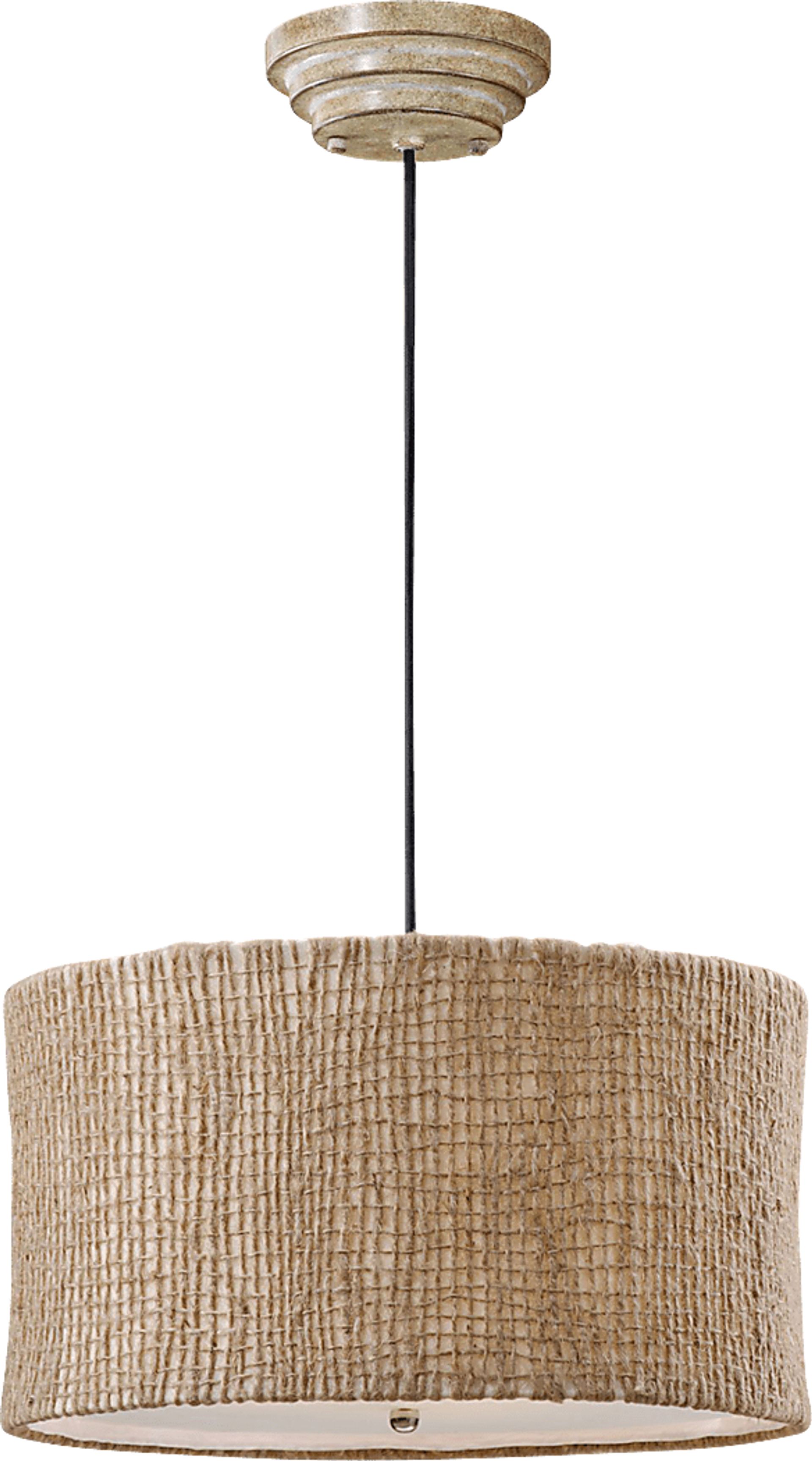 Gallivan Loop Beige Pendant - Image 1