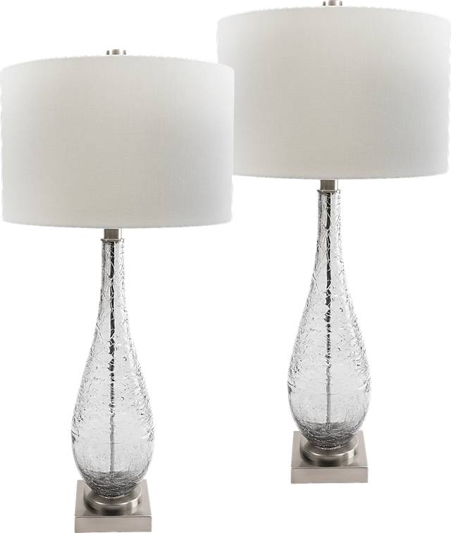 Gallolee Gray Lamp, Set of 2 - Thumbnail - Image 1