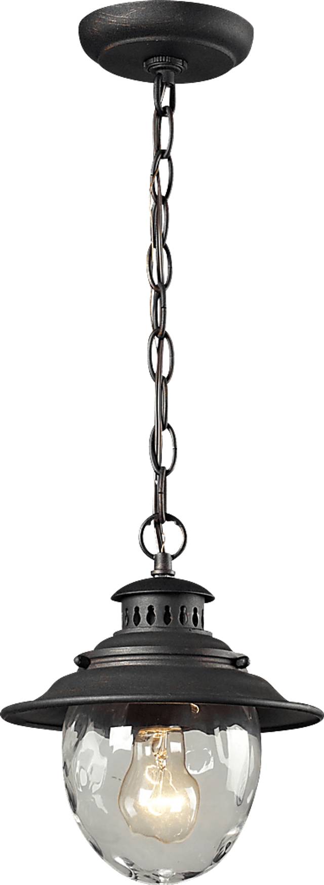 Gallsberry Black Outdoor Chandelier - Thumbnail - Image 1