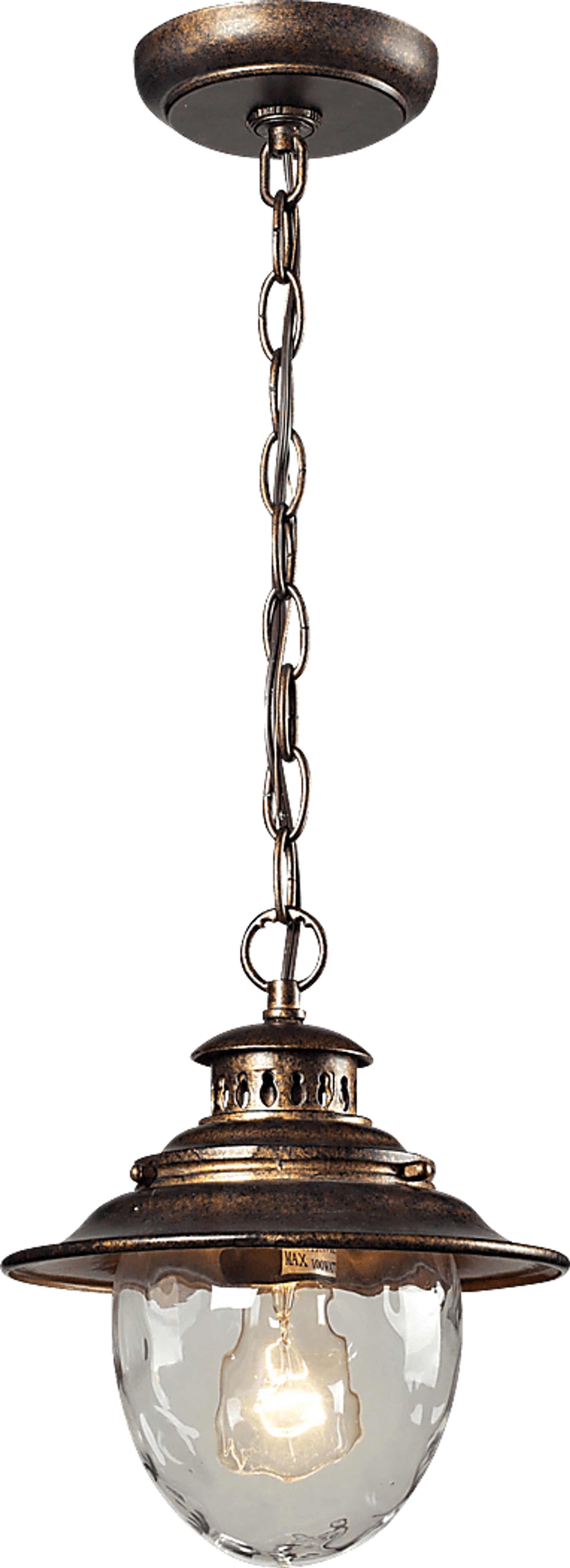 Gallsberry Brown Outdoor Chandelier - Image 1