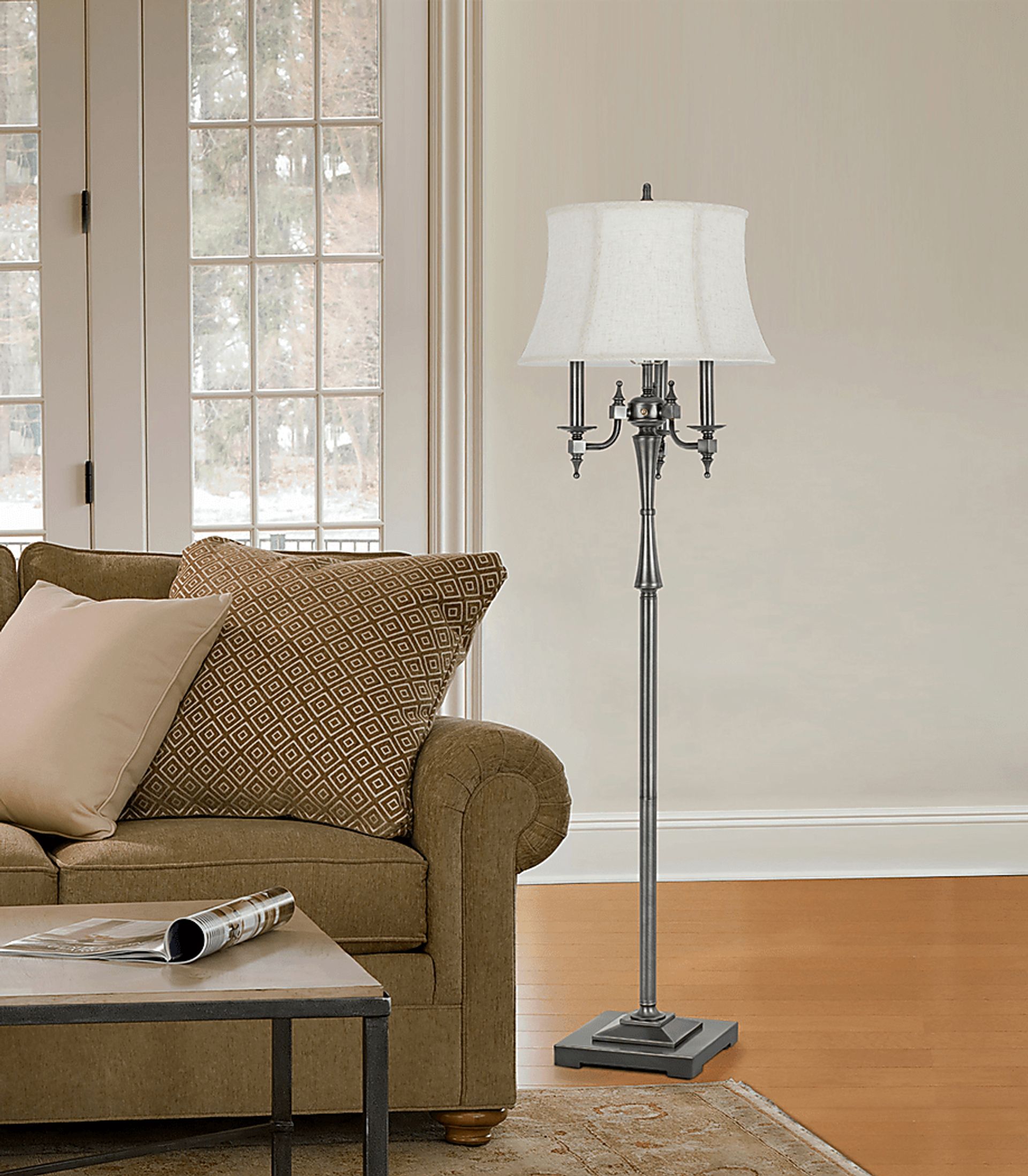 Galltin Silver Floor Lamp - Image 2