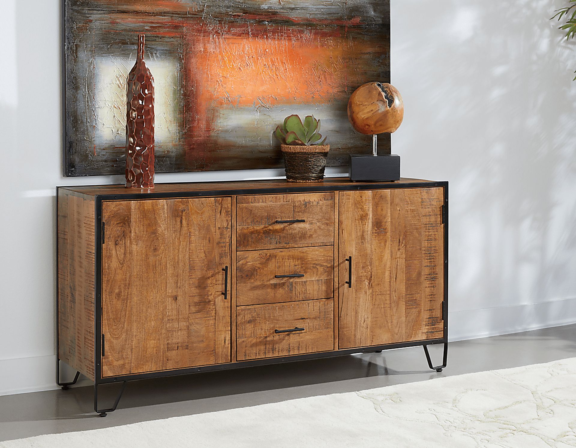 Galphen Brown Credenza - Image 2