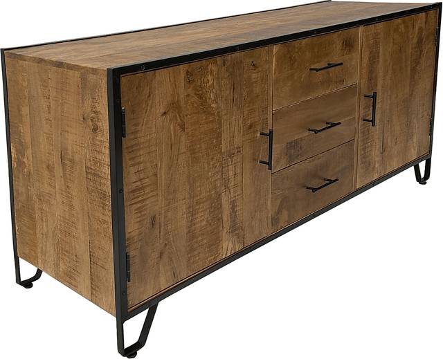 Galphen Brown Credenza - Thumbnail - Image 1