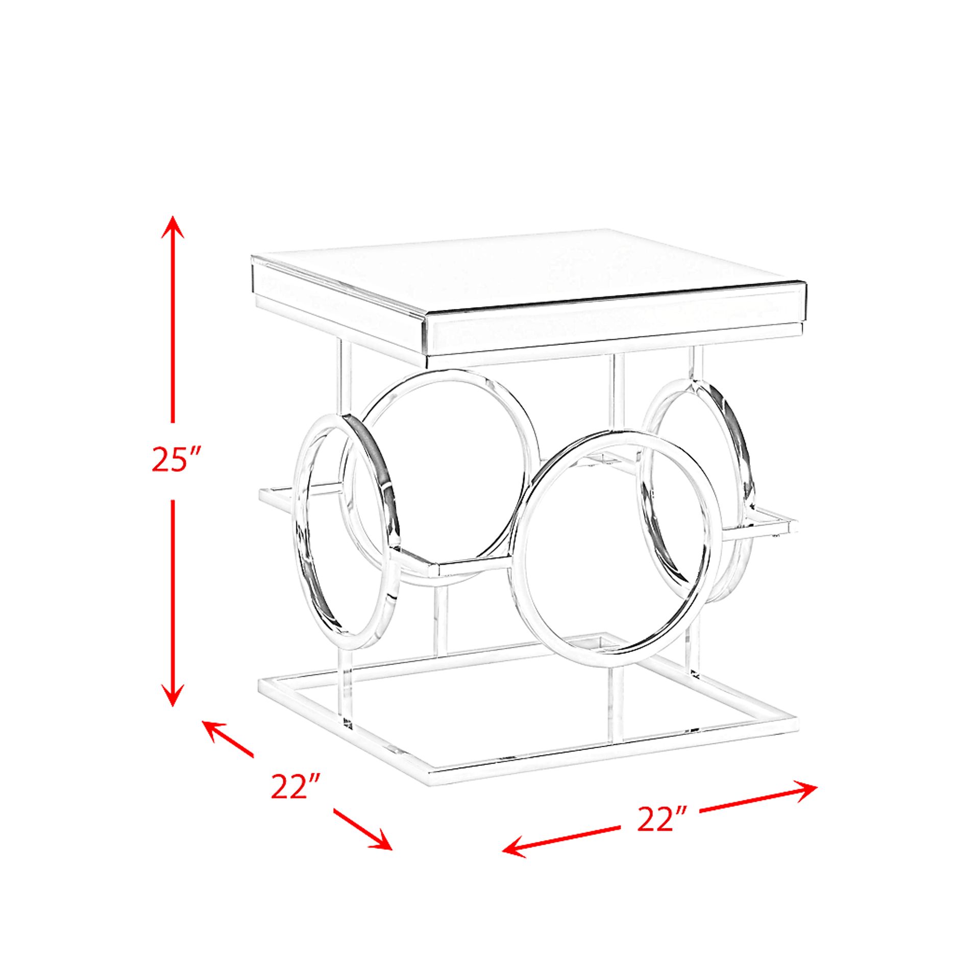 Galsworthy Chrome End Table - Image 8
