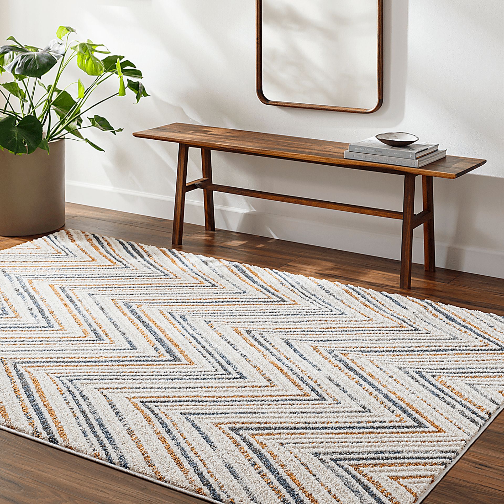 Galtinle Cream 5'3 x 7' Area Rug - Image 2