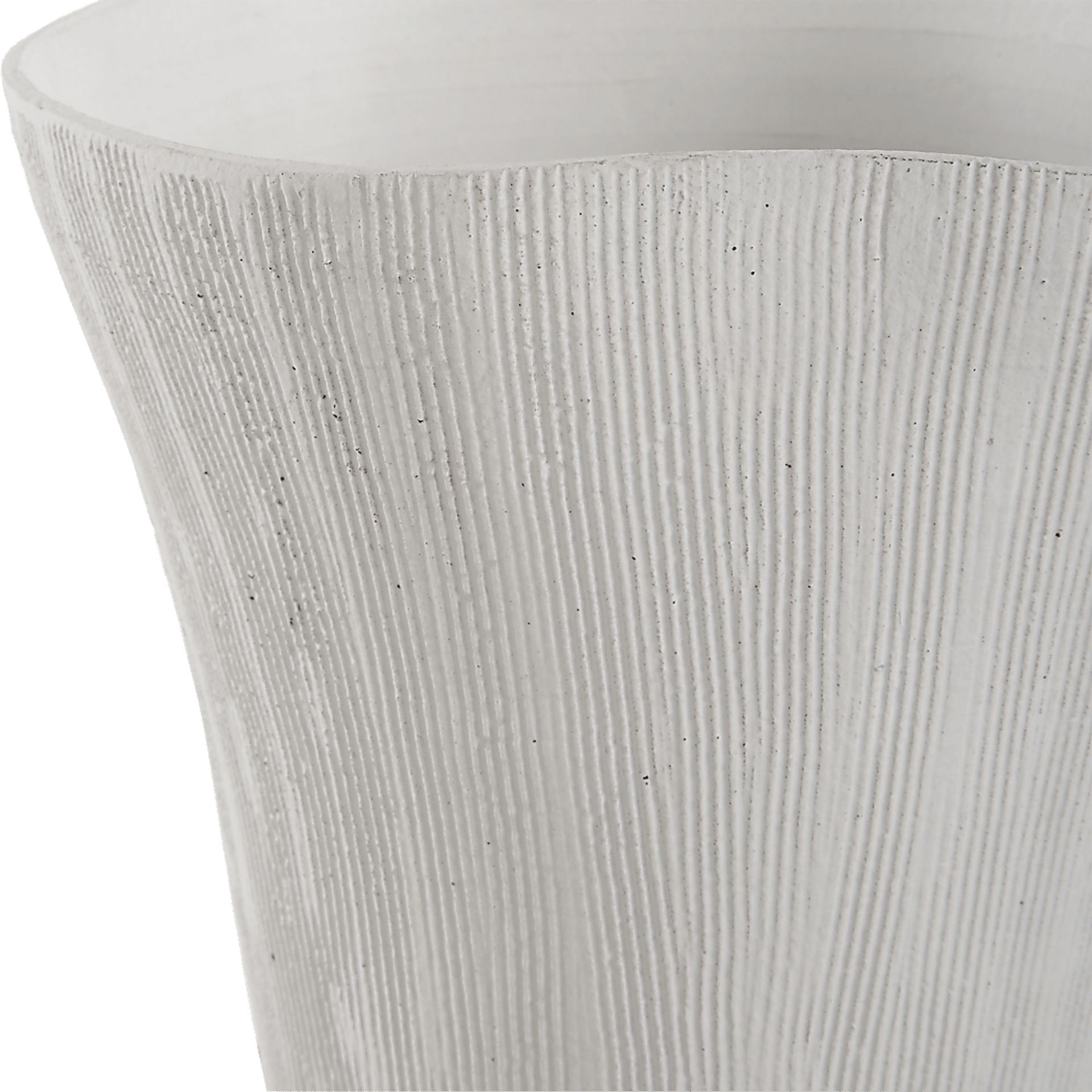 Galvan White Tall Vase - Image 4