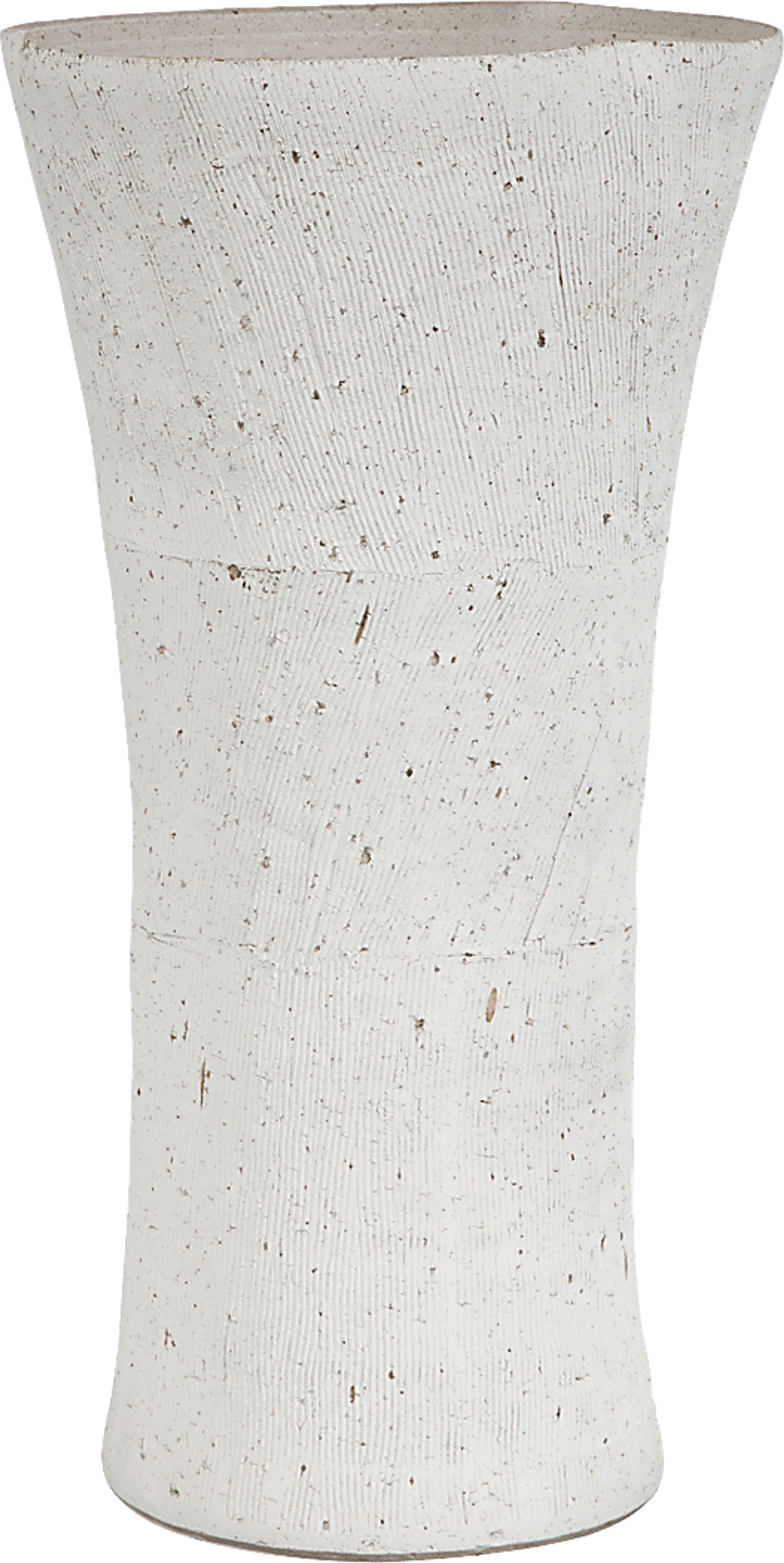 Galvan White Tall Vase - Image 1