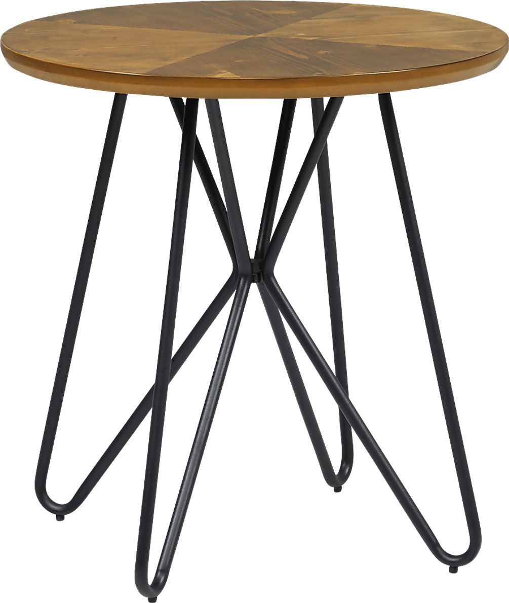 Galvin Brown Dark Wood End Table - Rooms To Go
