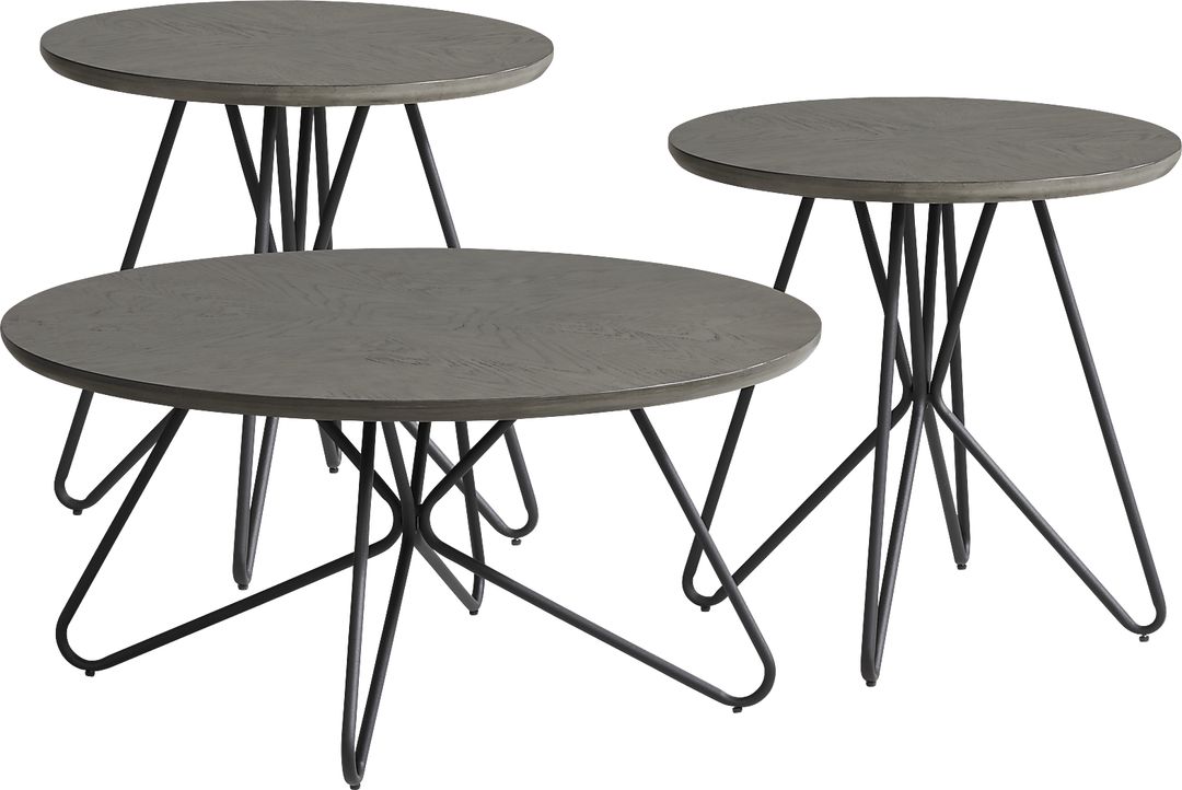 Galvin Gray 3 Pc Table Set