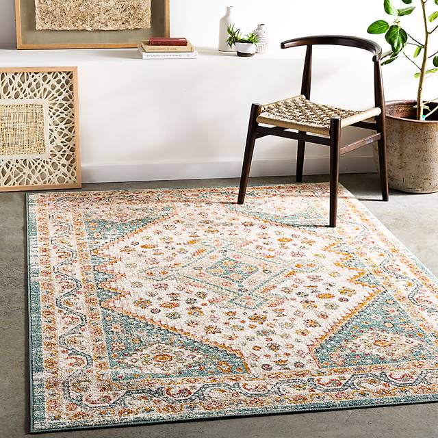 Galvyn Ivory 6'7 x 9' Rug - Thumbnail - Image 2