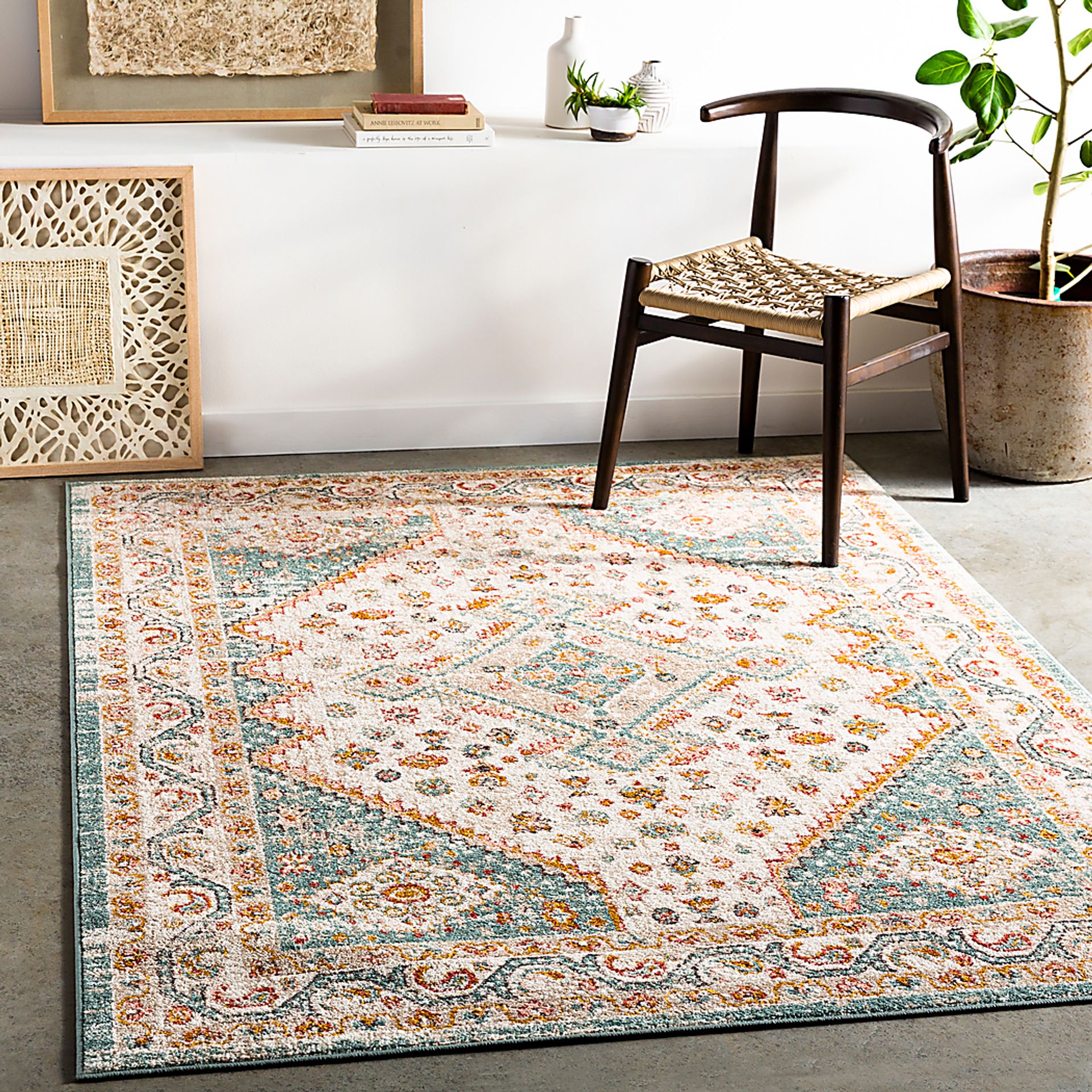 Galvyn Ivory 6'7 x 9' Rug - Image 2