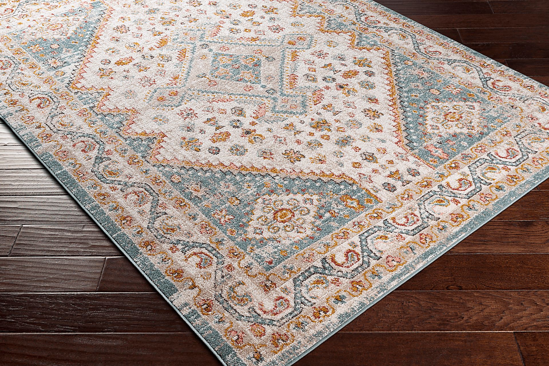 Galvyn Ivory 6'7 x 9' Rug - Image 3