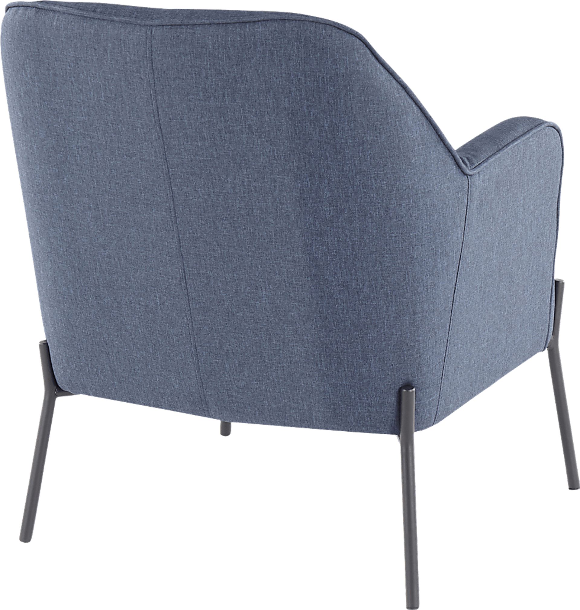 Gambetta Blue Accent Chair - Image 2