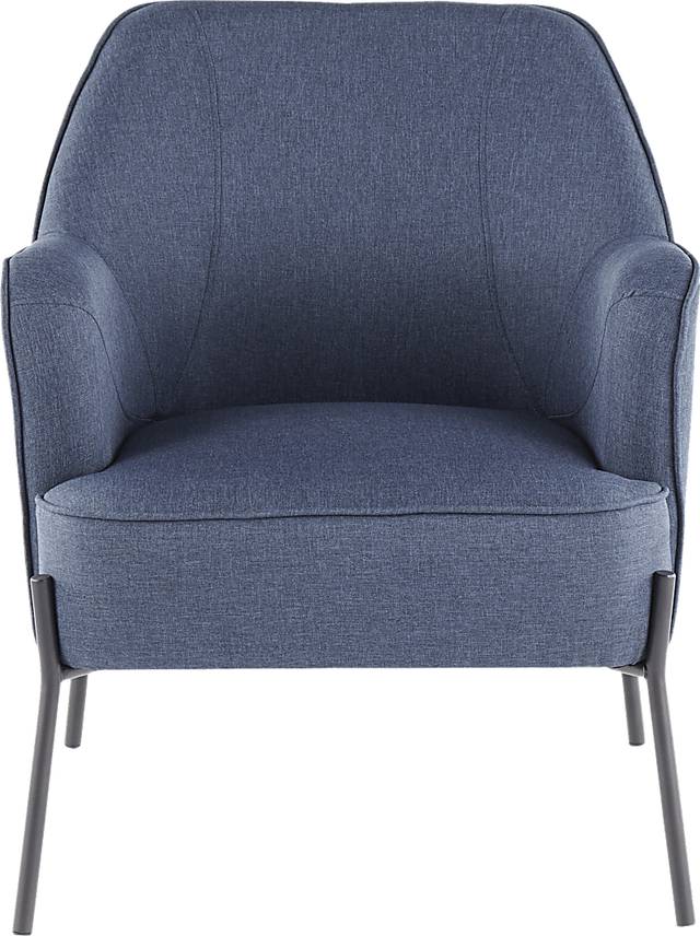 Gambetta Blue Accent Chair - Thumbnail - Image 3