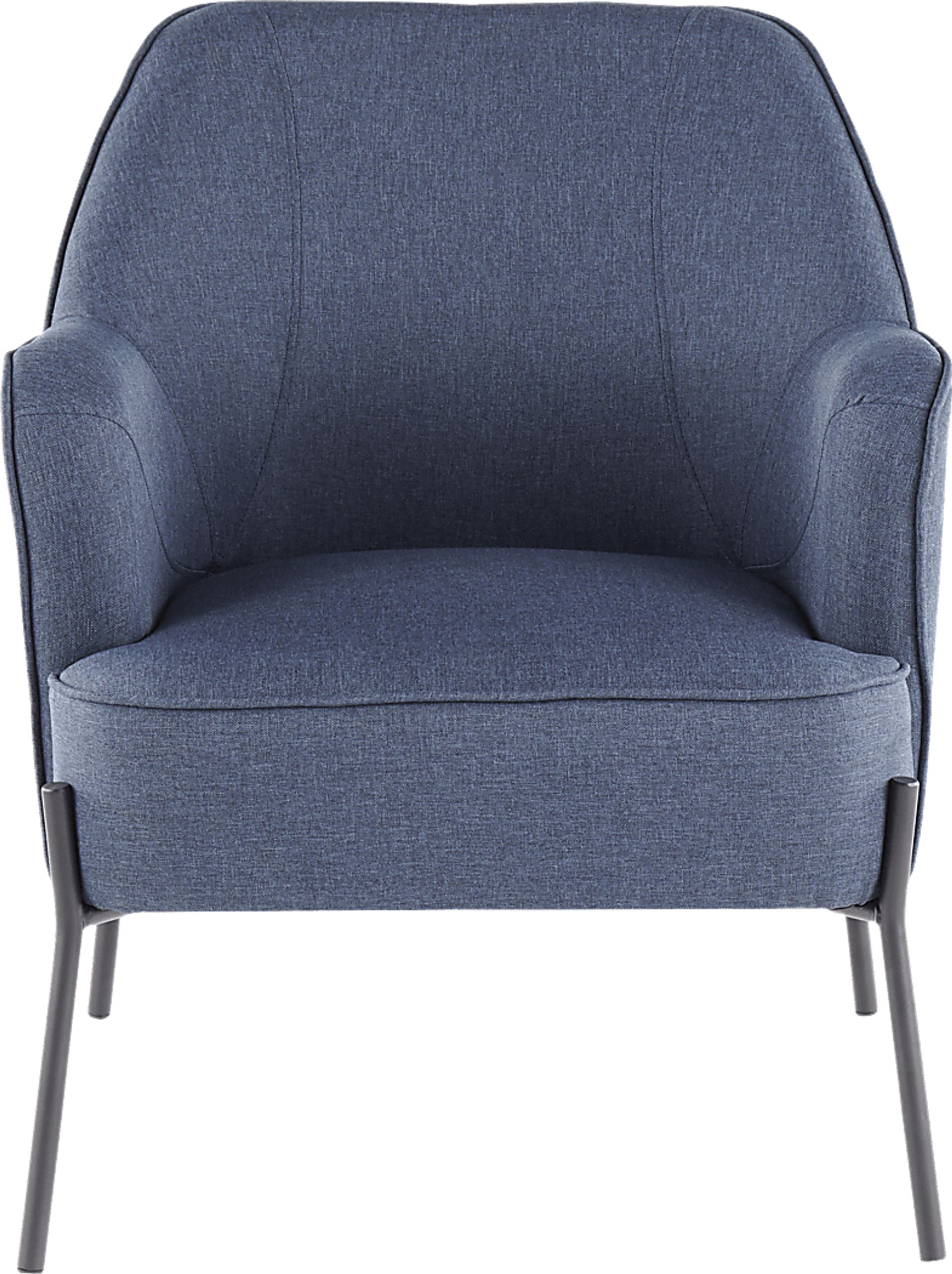 Gambetta Blue Accent Chair - Image 3
