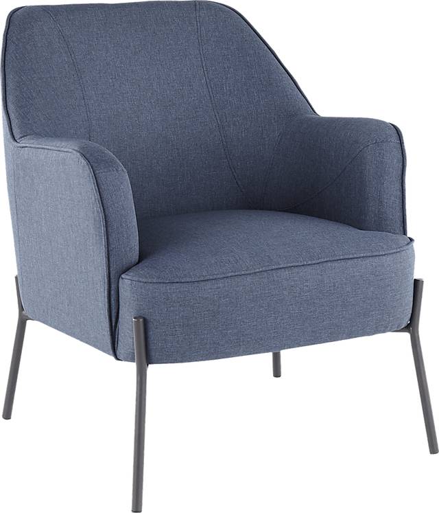 Gambetta Blue Accent Chair - Thumbnail - Image 1