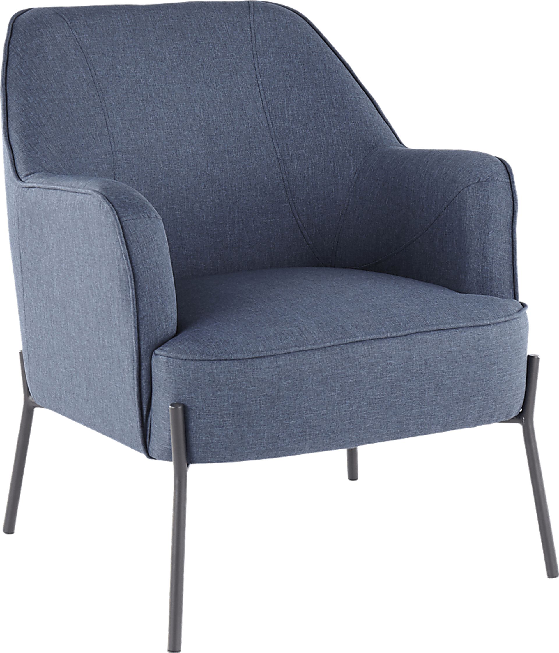 Gambetta Blue Accent Chair - Image 1